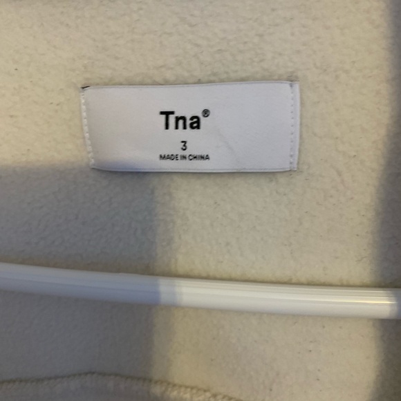TNA Off-White Fleece Jacket - Picture 2 of 2